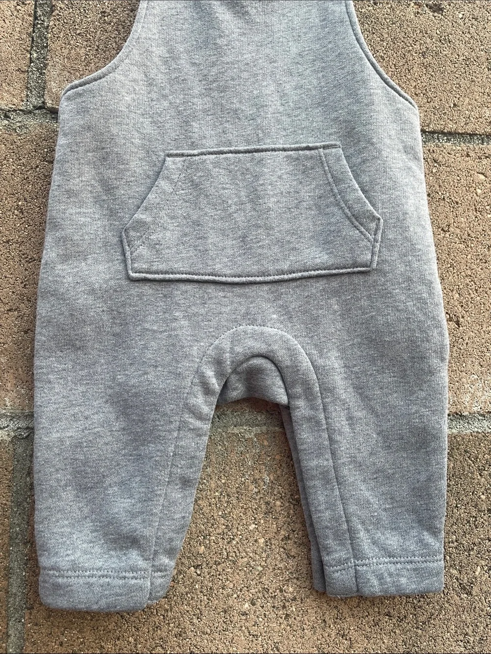 🌈 Old navy Baby Boy Girl Overalls Romper Tan Sz 0/3MPants